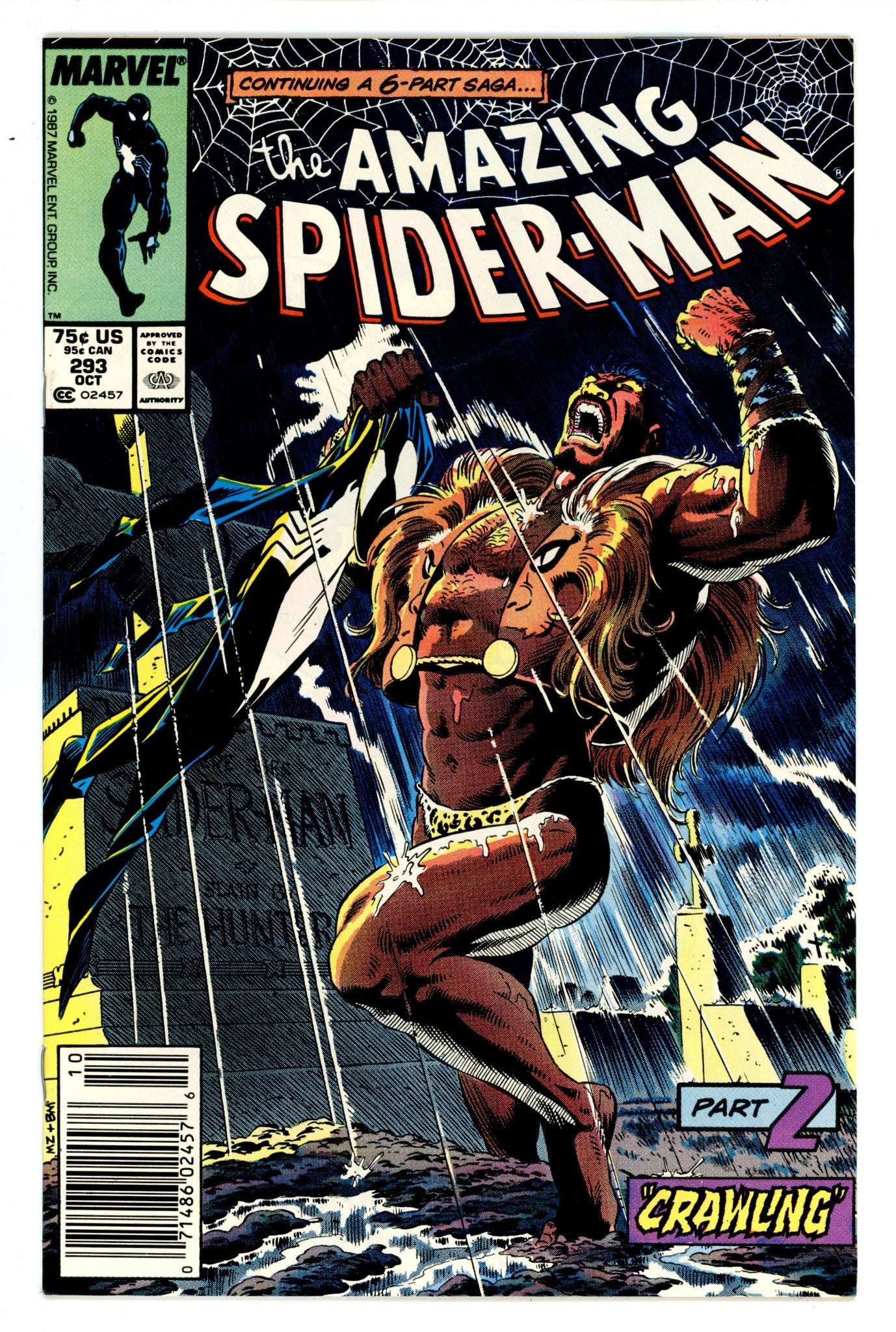 The Amazing Spider-Man Vol 1 293 VF- (7.5) (1987) Newsstand 