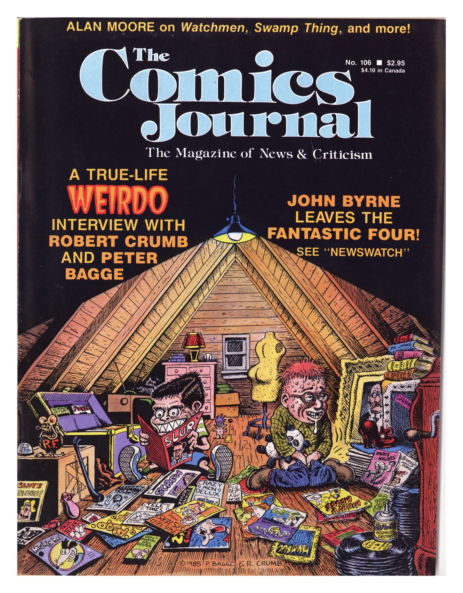 The Comics Journal 106 Mid Grade (1986) 