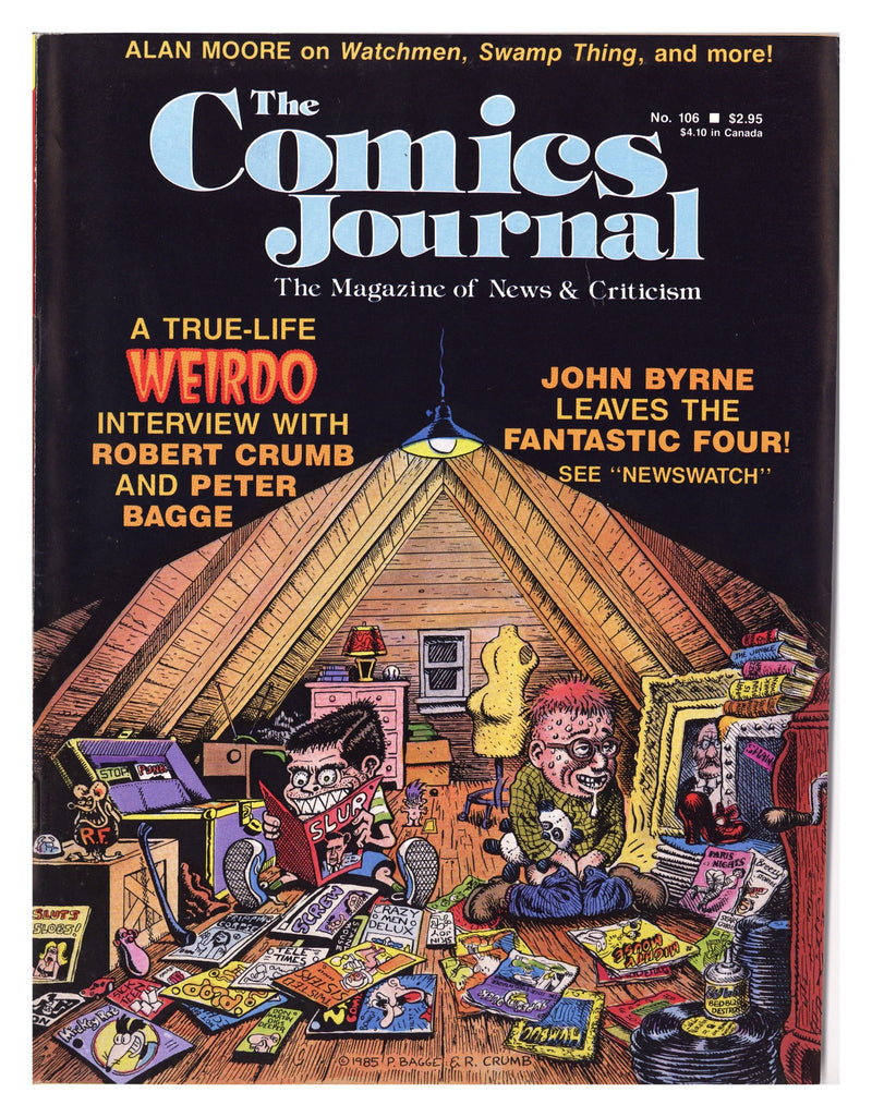 The Comics Journal 106 Mid Grade (1986) 