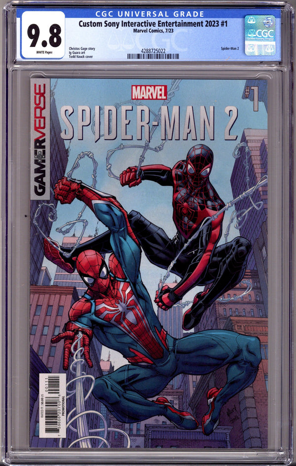 Custom Sony Interactive Entertainment: Spider-Man 2 1 CGC 9.8 (NM/M) (2023)