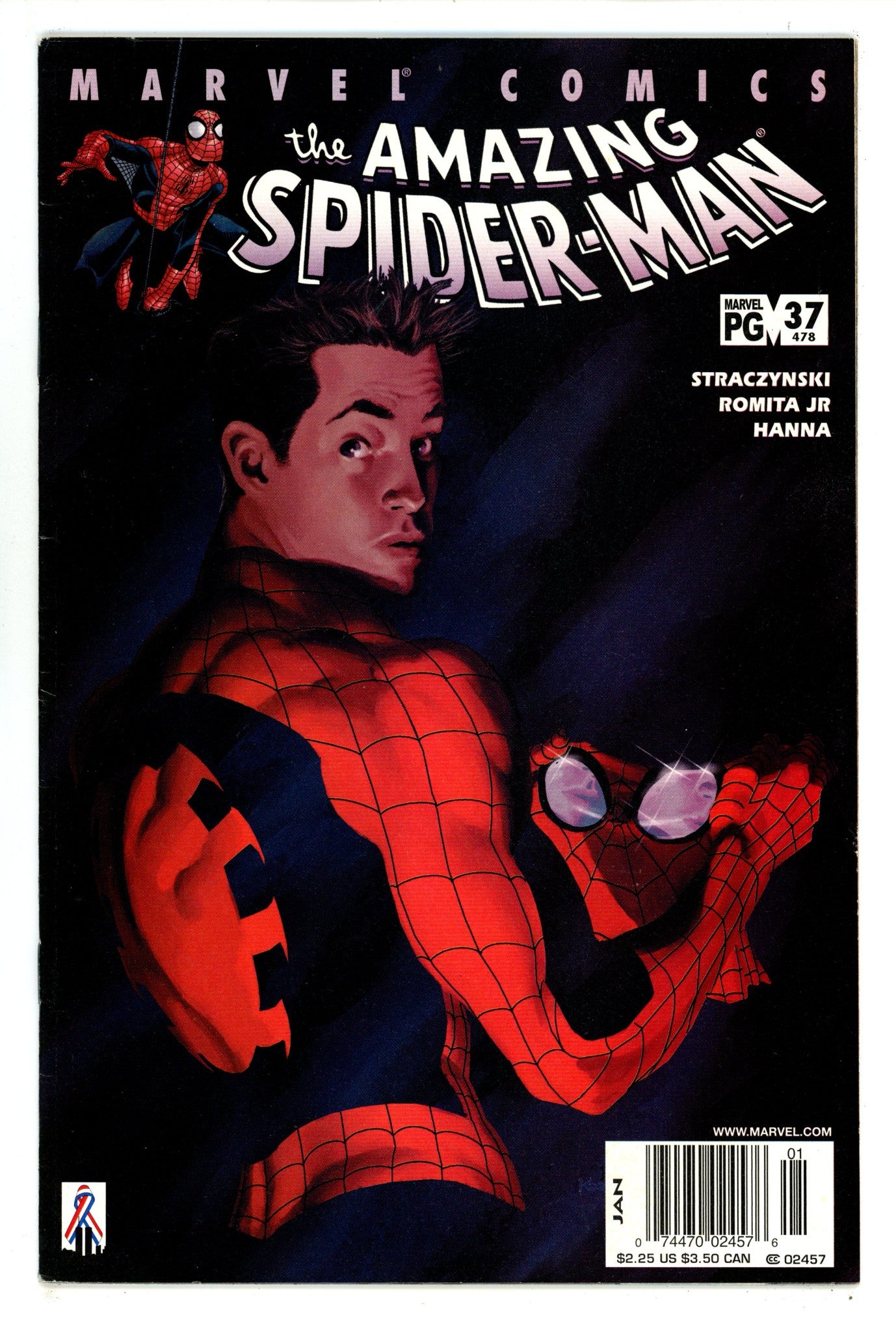 The Amazing Spider-Man Vol 2 37 (478) FN (6.0) (2002) Newsstand 