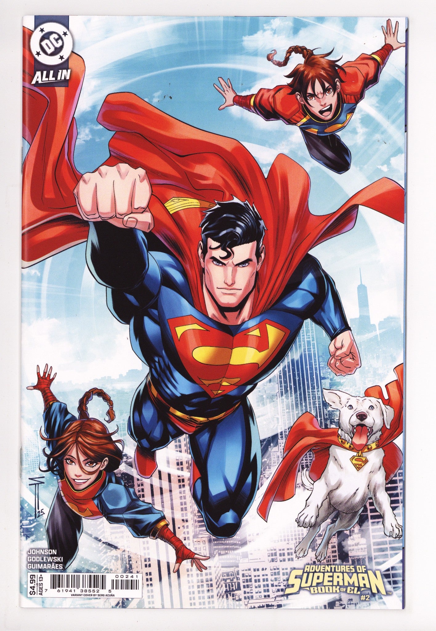 Adventures Of Superman Book Of El 2 Acuña Variant (2025)