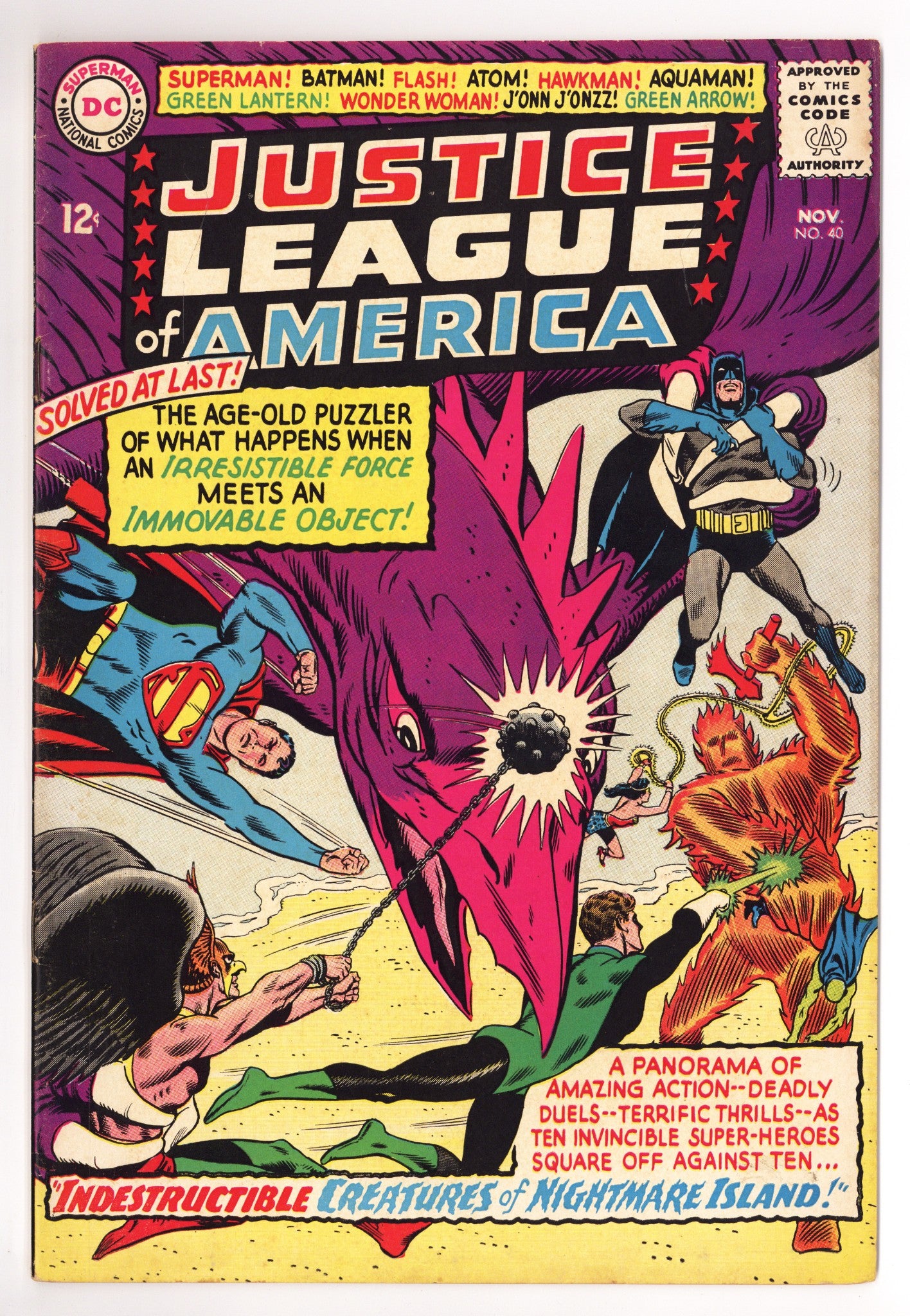 Justice League of America Vol 1 40 FN+ (6.5) (1965) 