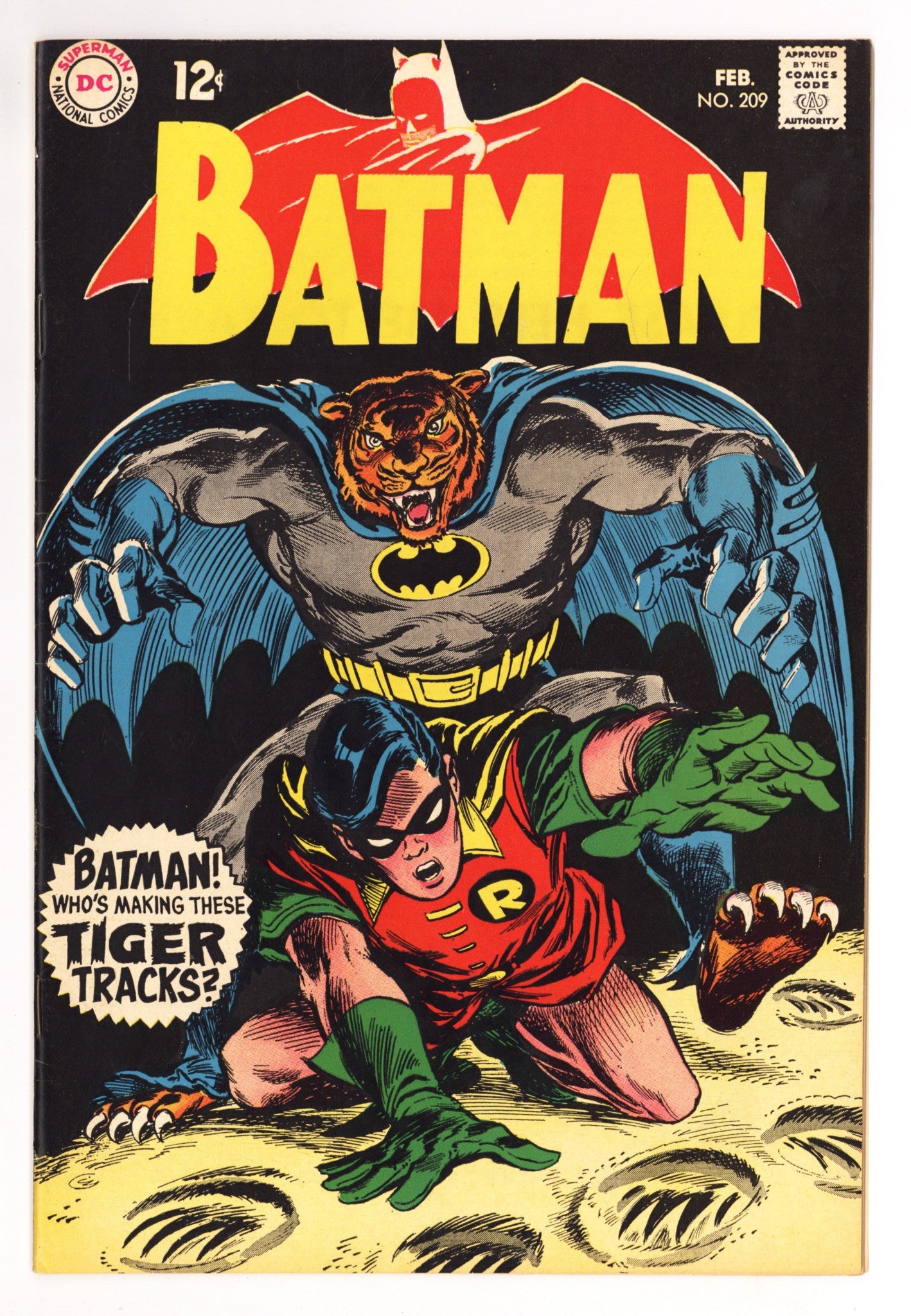 Batman Vol 1 209 VF (8.0) (1969) 