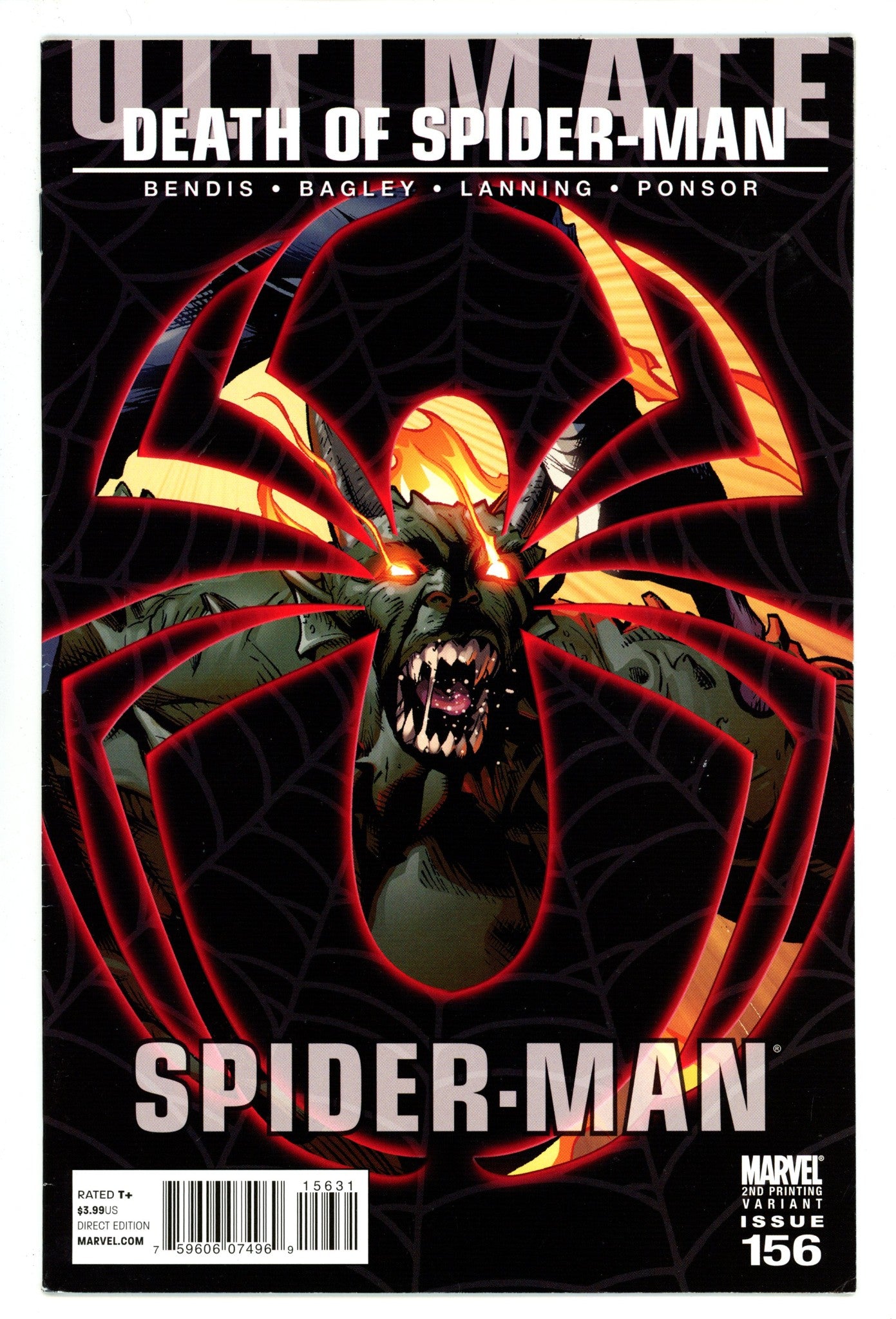 Ultimate Comics Spider-Man Vol 1 156 VF (8.0) (2011) 2nd Print 