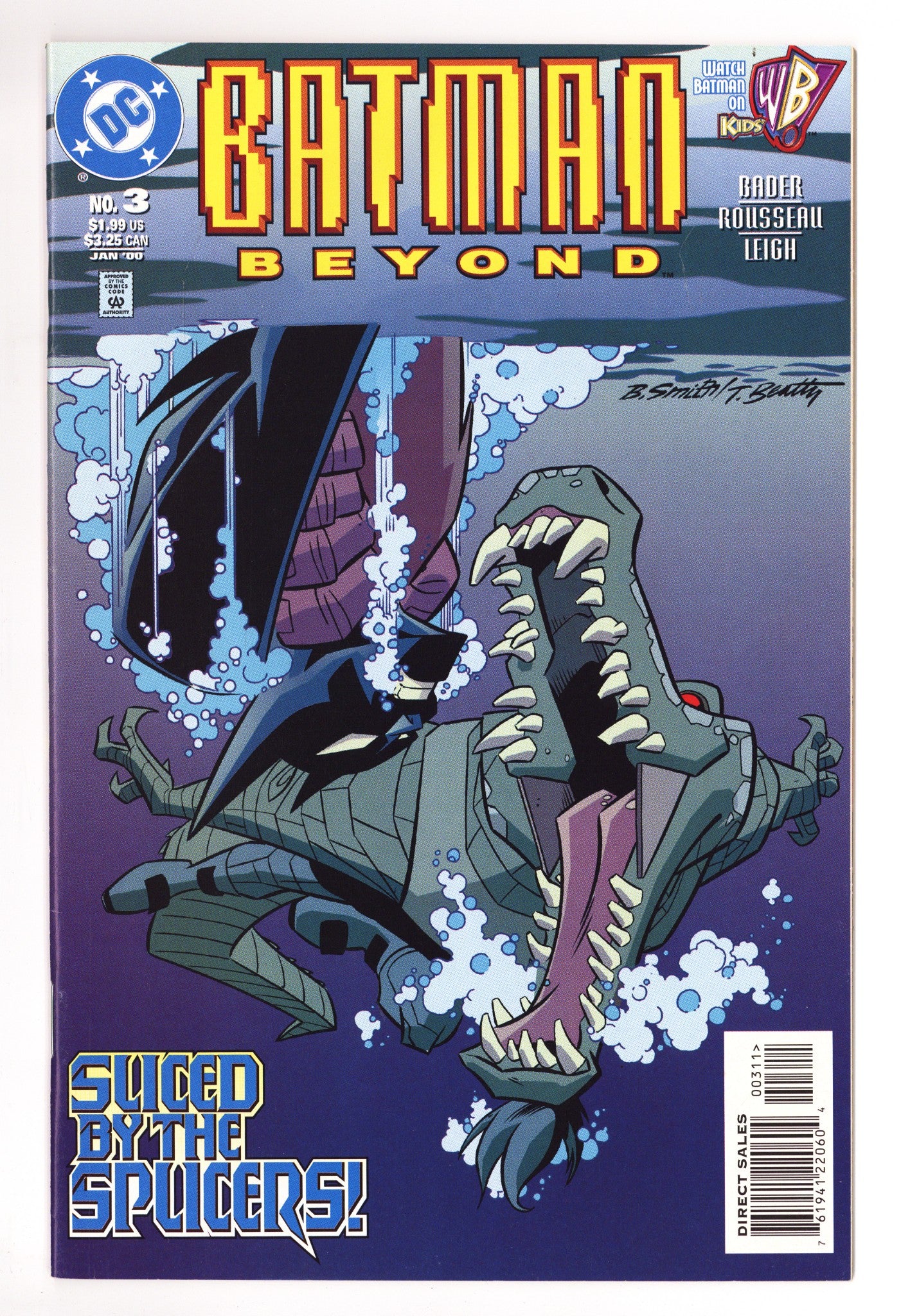 Batman Beyond Vol 2 3 NM- (9.2) (2000) 