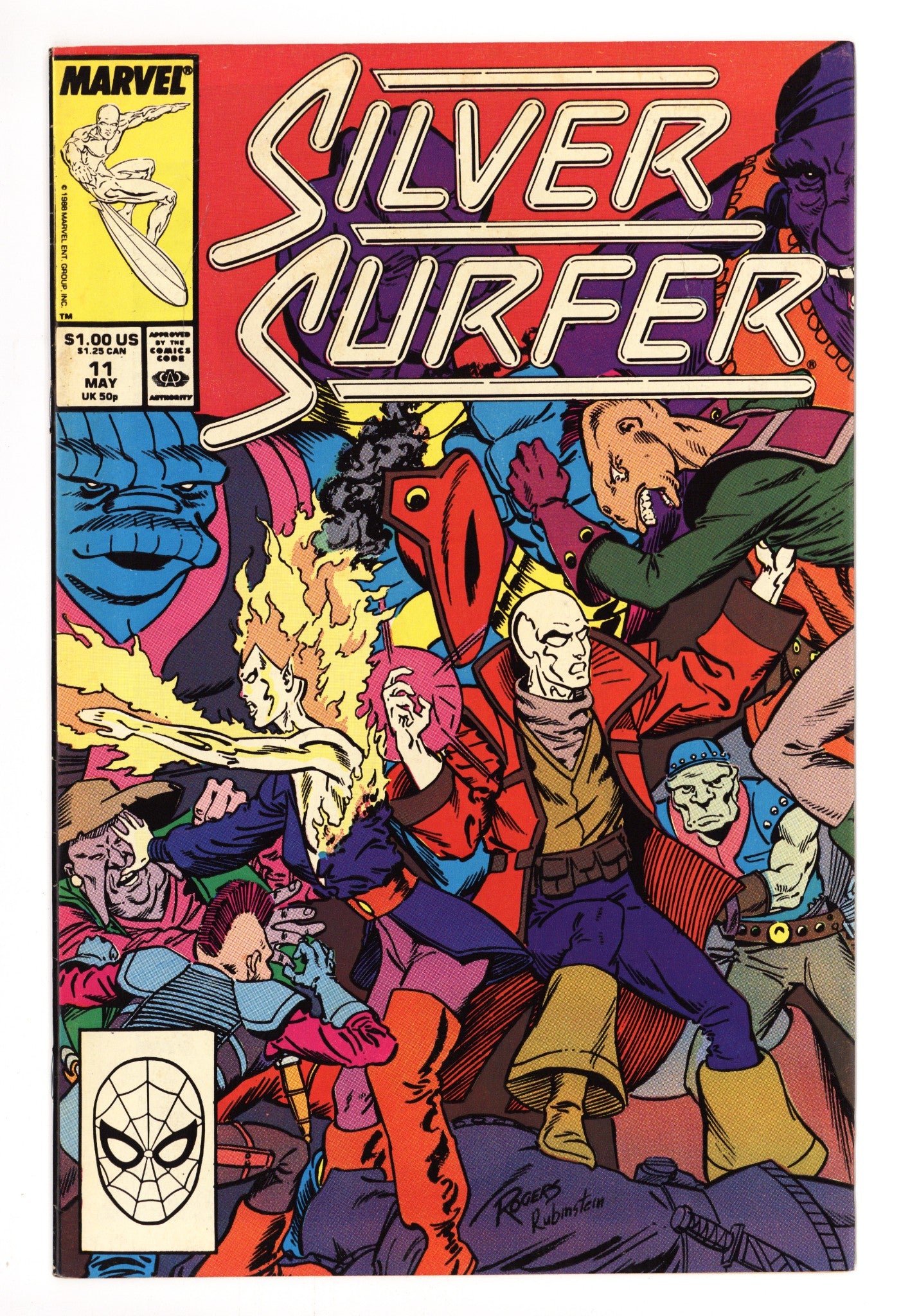 Silver Surfer Vol 3 11 Mid Grade (1988) 