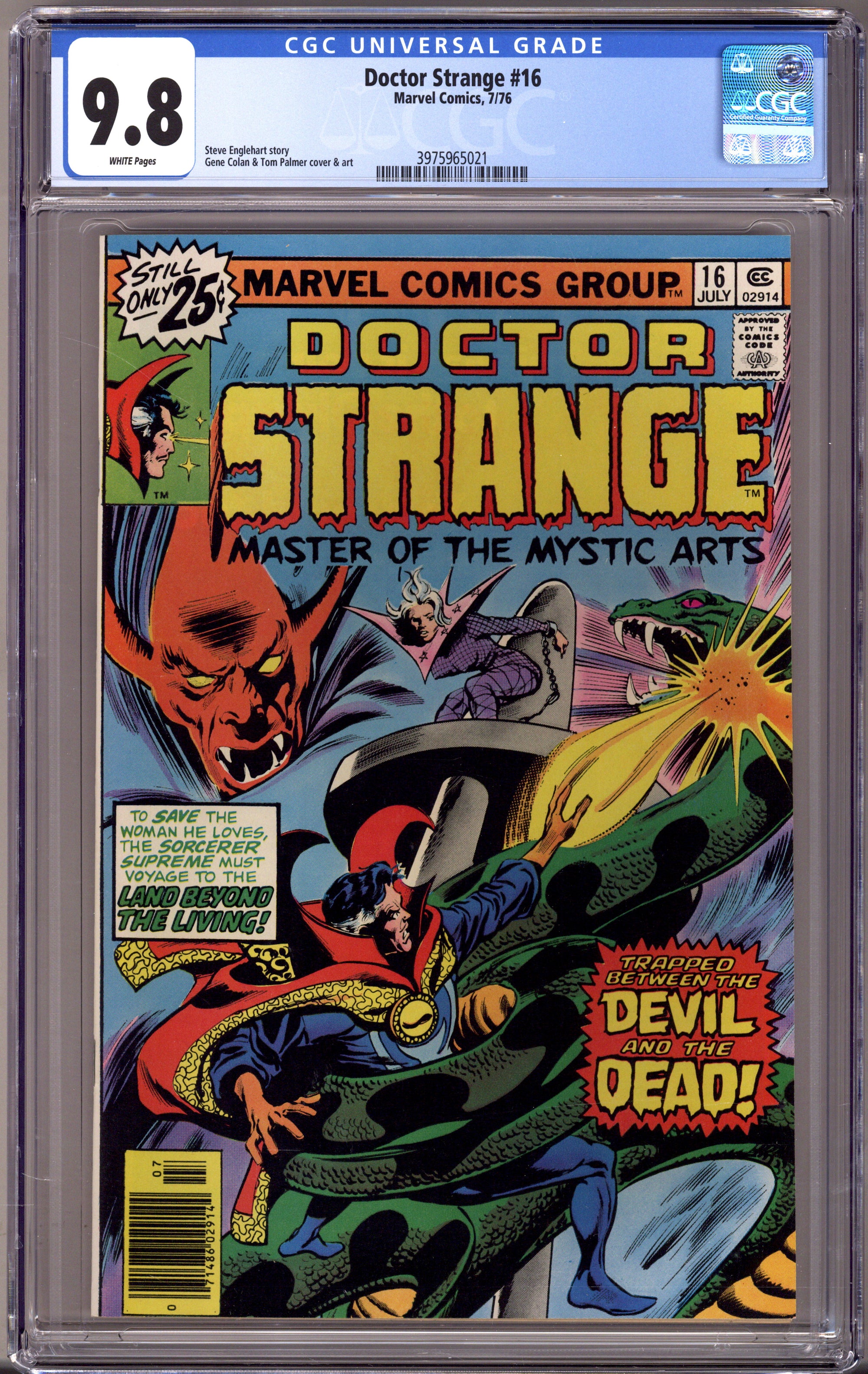 Doctor Strange Vol 2 16 CGC 9.8 (NM/M) (1976) 