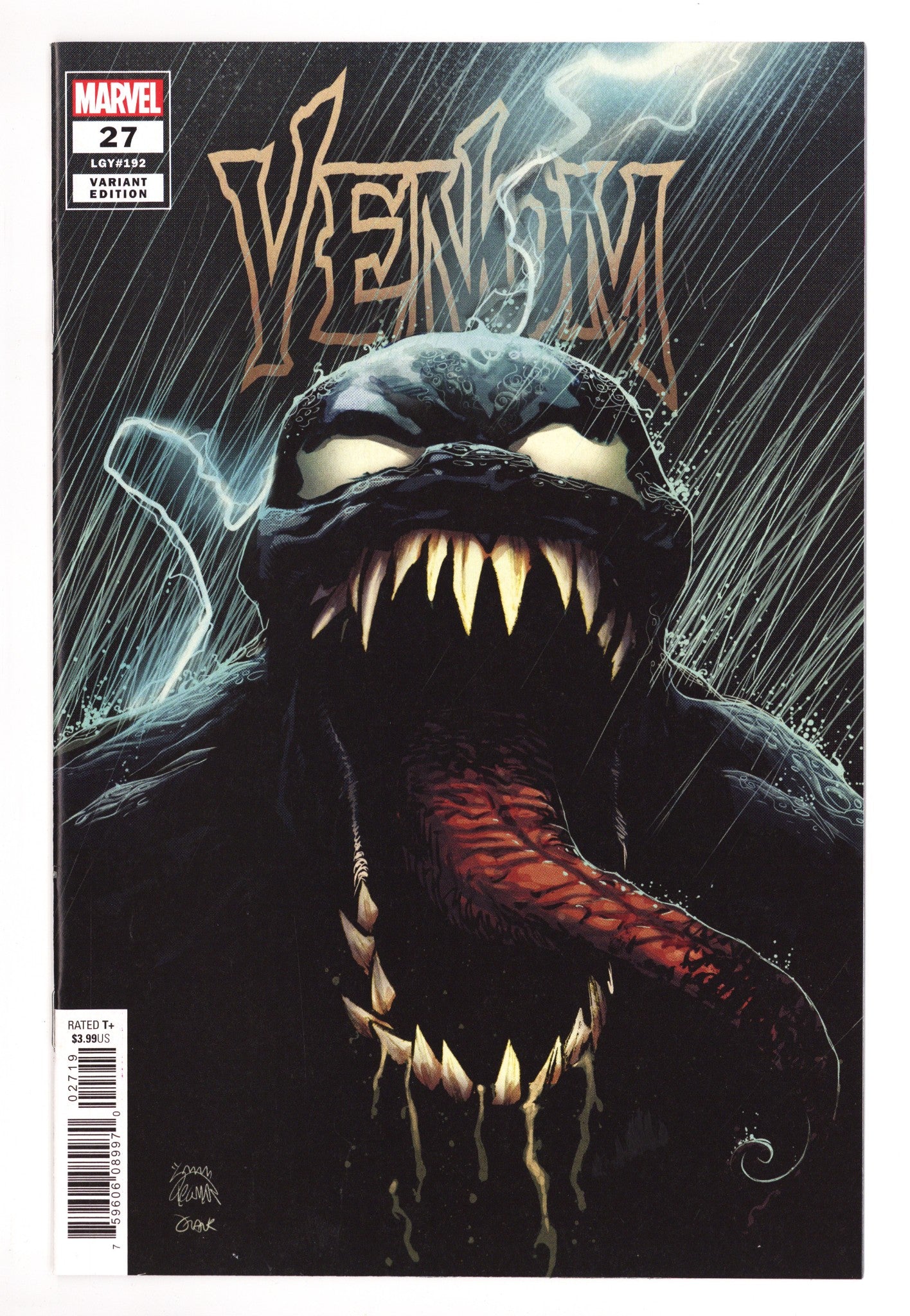 Venom Vol 4 27 (192) High Grade (2020) Stegman Variant 