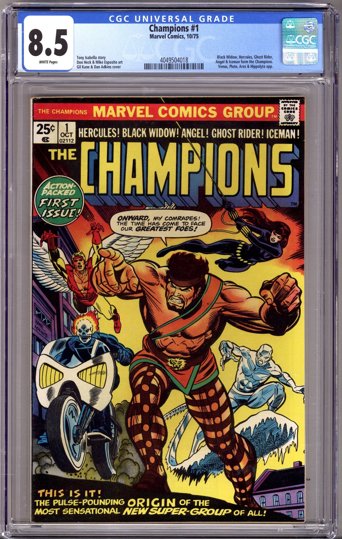The Champions Vol 1 1 CGC 8.5 (VF+) (1975)