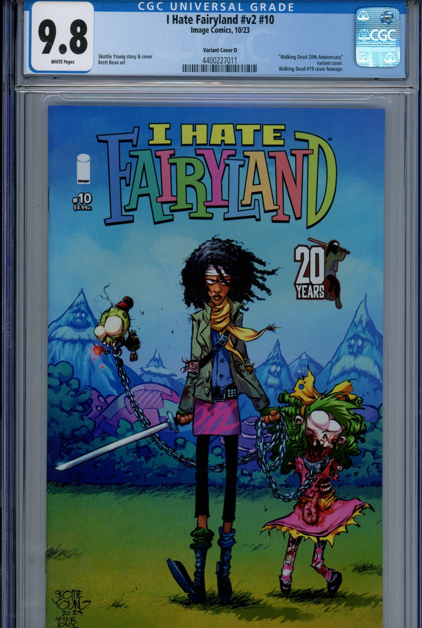 I Hate Fairyland Vol 2 10 CGC 9.8 (NM/M) (2023) Young Homage Variant 