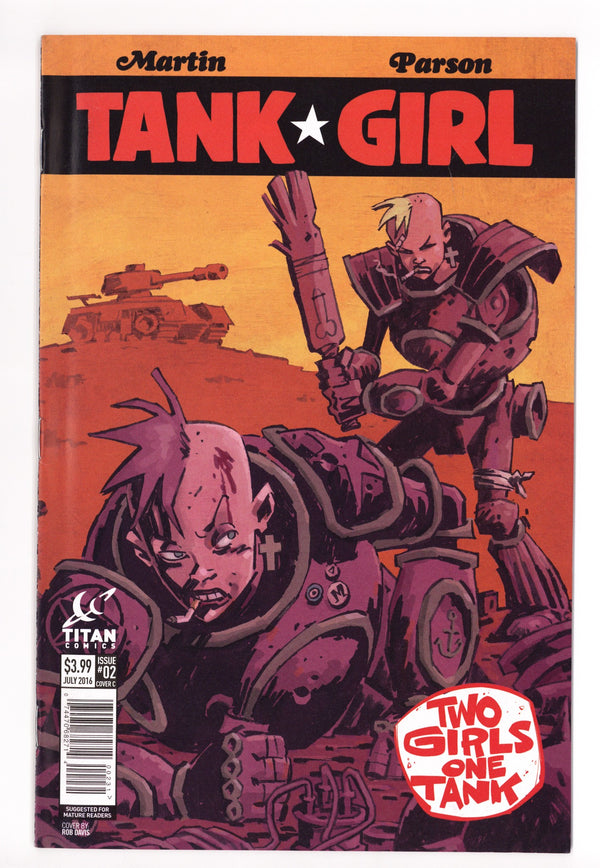 Tank Girl: Two Girls, One Tank 2 Mid Grade (2016) Davis Variant