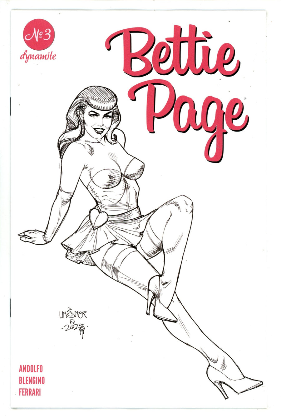 Bettie Page Vol 4 3 Linsner Incentive Variant (2023)