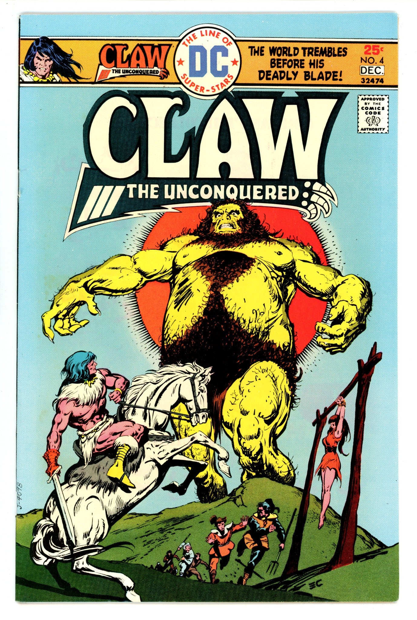 Claw the Unconquered 4 VG/FN (5.0) (1975) 