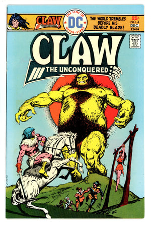 Claw the Unconquered 4 VG/FN (5.0) (1975) 