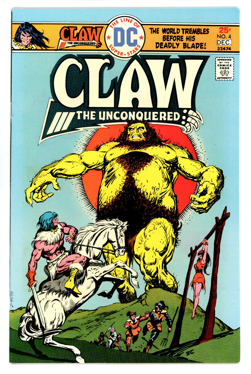 Claw the Unconquered 4 VG/FN (5.0) (1975) 