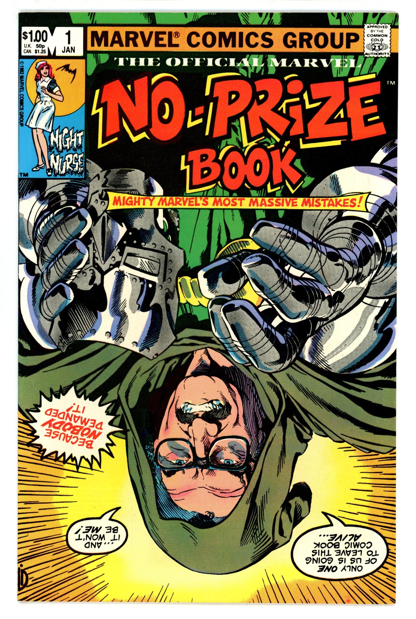 The Marvel No-Prize Book 1 VF/NM (9.0) (2007) 