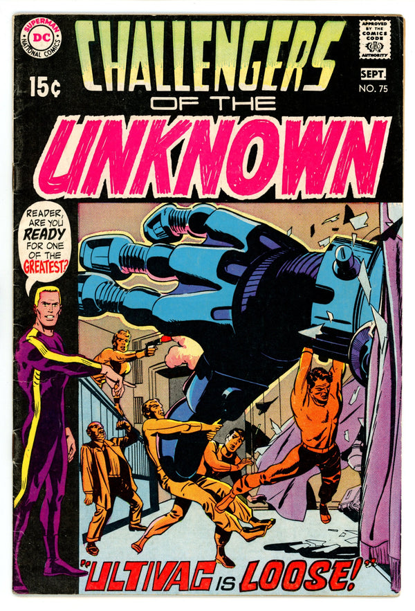 Challengers of the Unknown Vol 1 75 FN- (5.5) (1970)