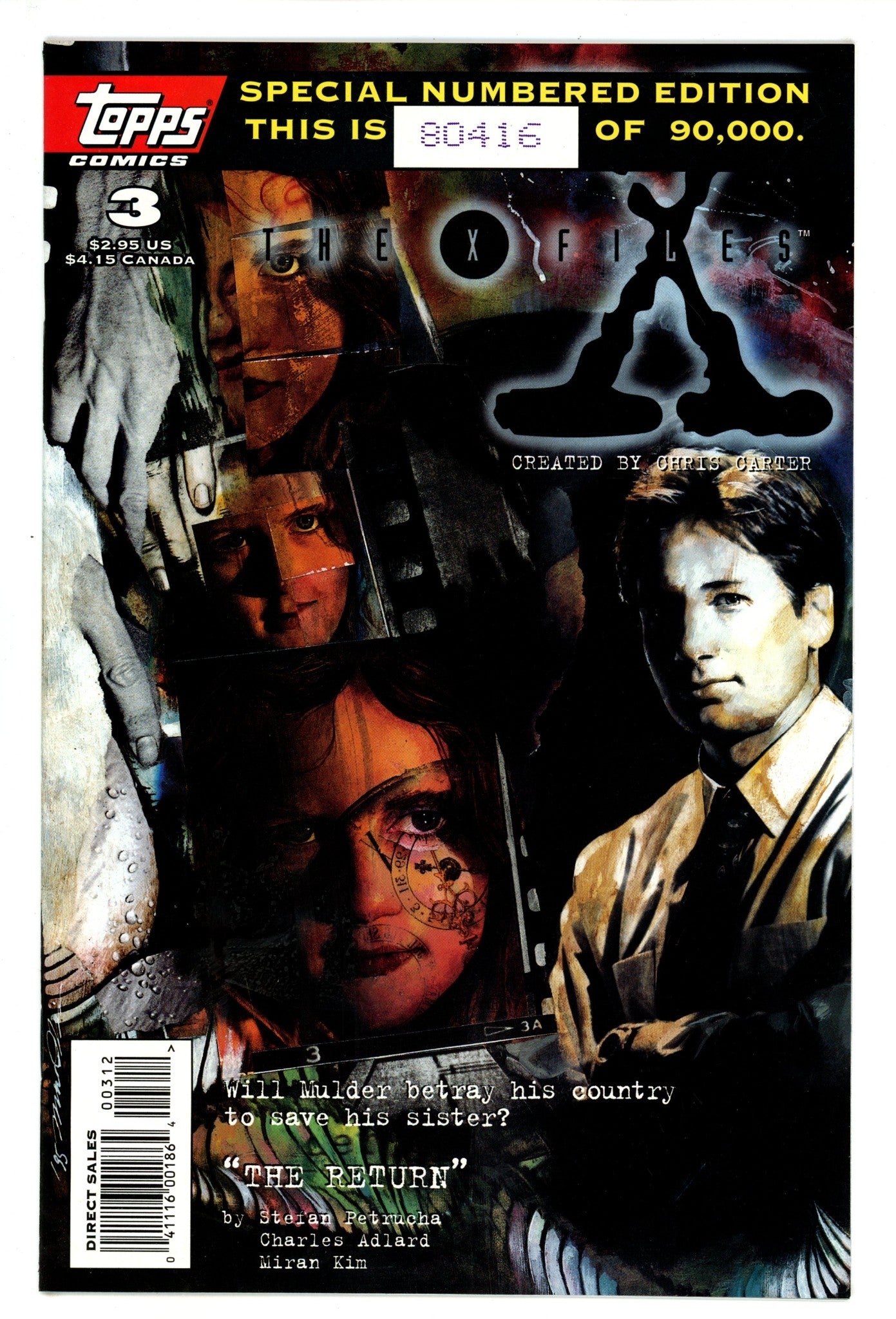 The X-Files 3 High Grade (1995) 2nd Print 