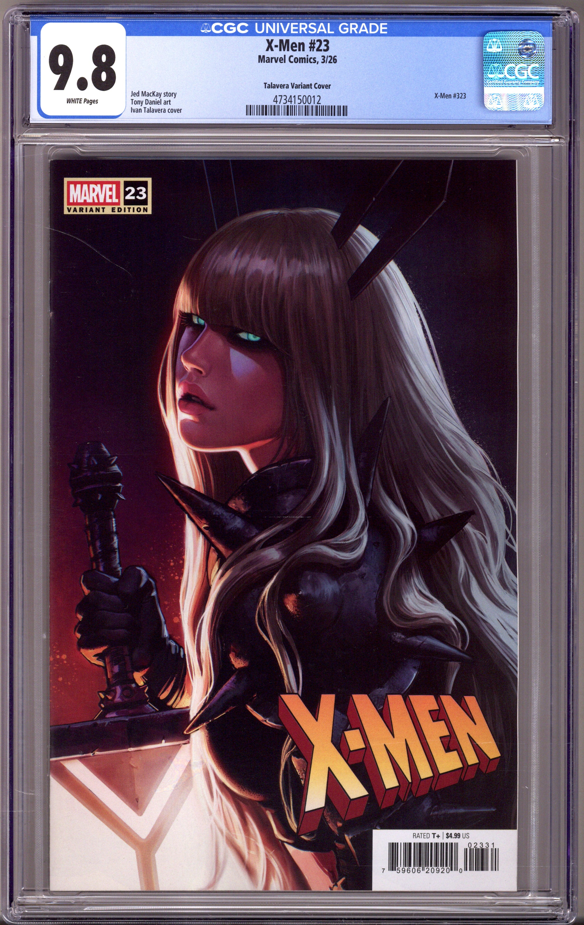 X-Men Vol 6 23 (323) CGC 9.8 (NM/M) (2026) Talavera Magik Variant 