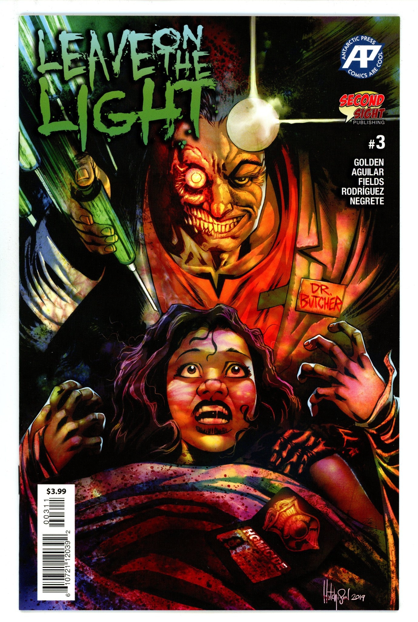 Leave on the Light 3 High Grade (2019) Hutchison Variant 