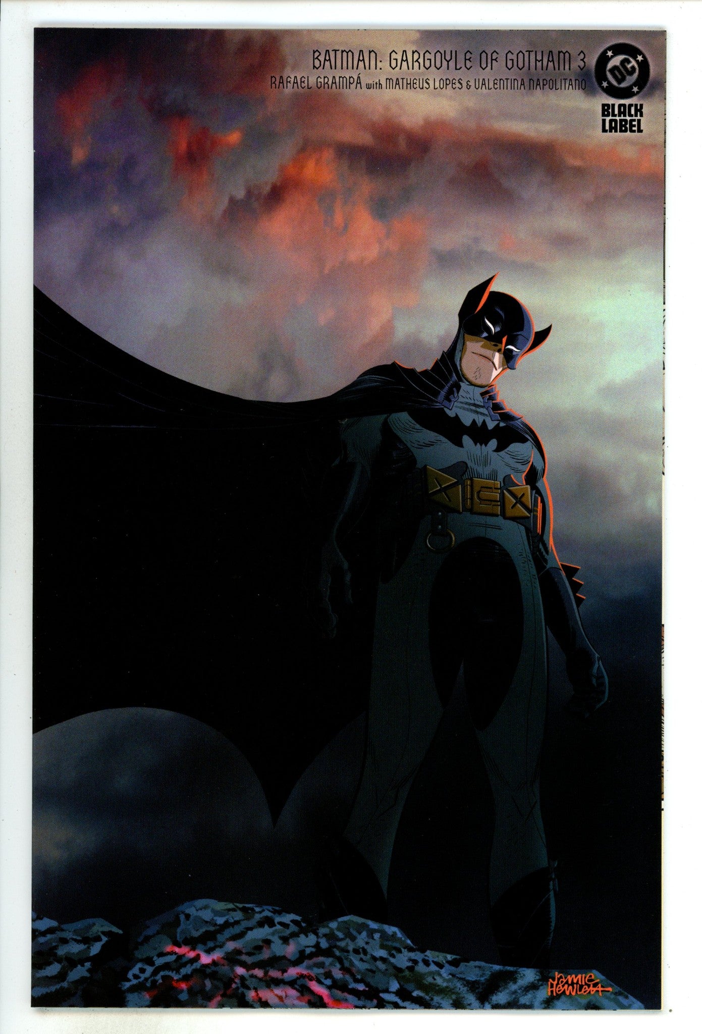 Batman Gargoyle Of Gotham  3 Hewlett  Wraparound Incentive Variant NM-  (2024)