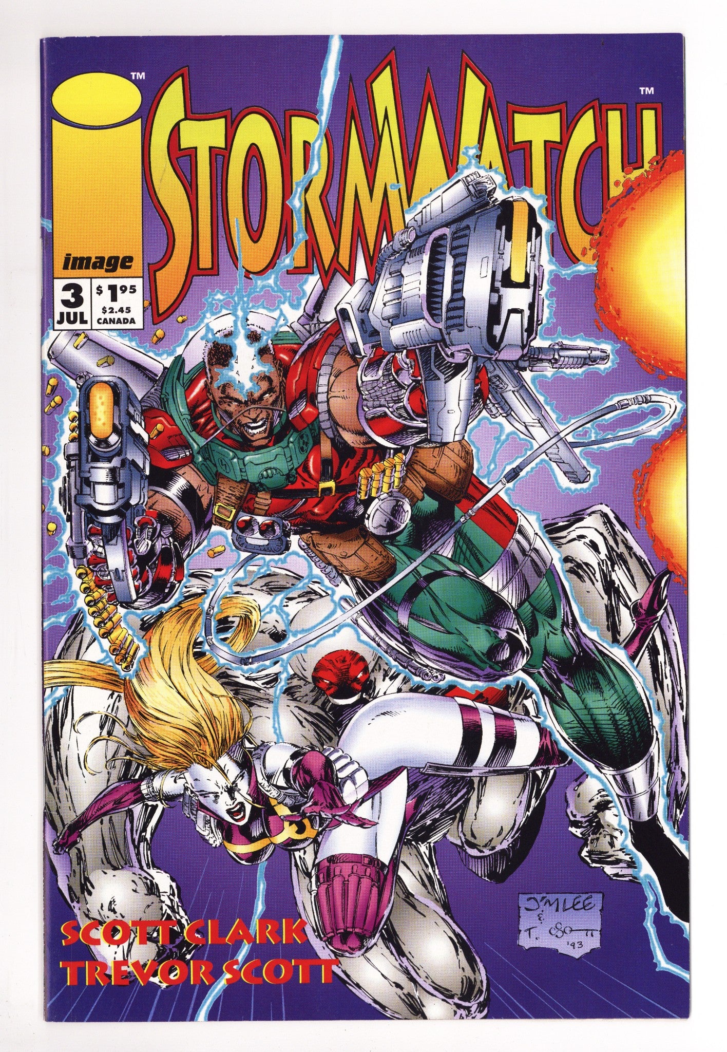 Stormwatch Vol 1 3 High Grade (1993) 