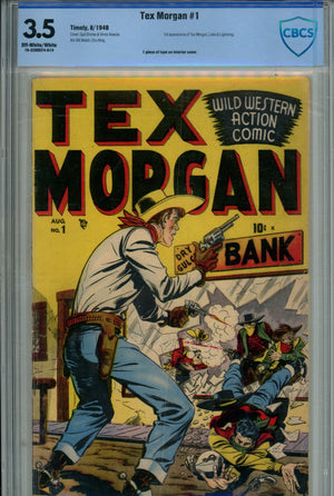 Tex Morgan 1 CBCS 3.5 (VG-) (1948) 