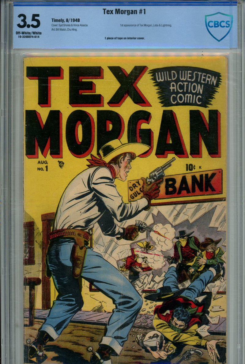 Tex Morgan 1 CBCS 3.5 (VG-) (1948) 