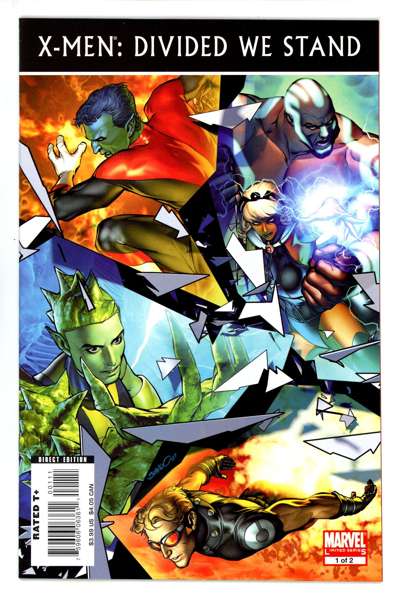 X-Men: Divided We Stand 1 High Grade (2008) 