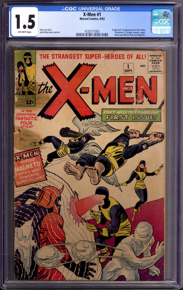 The X-Men Vol 1 1 CGC 1.5 (FR/GD)   (1963)        