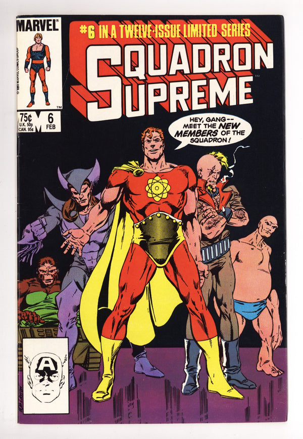 Squadron Supreme Vol 1 6 Mid Grade (1986)