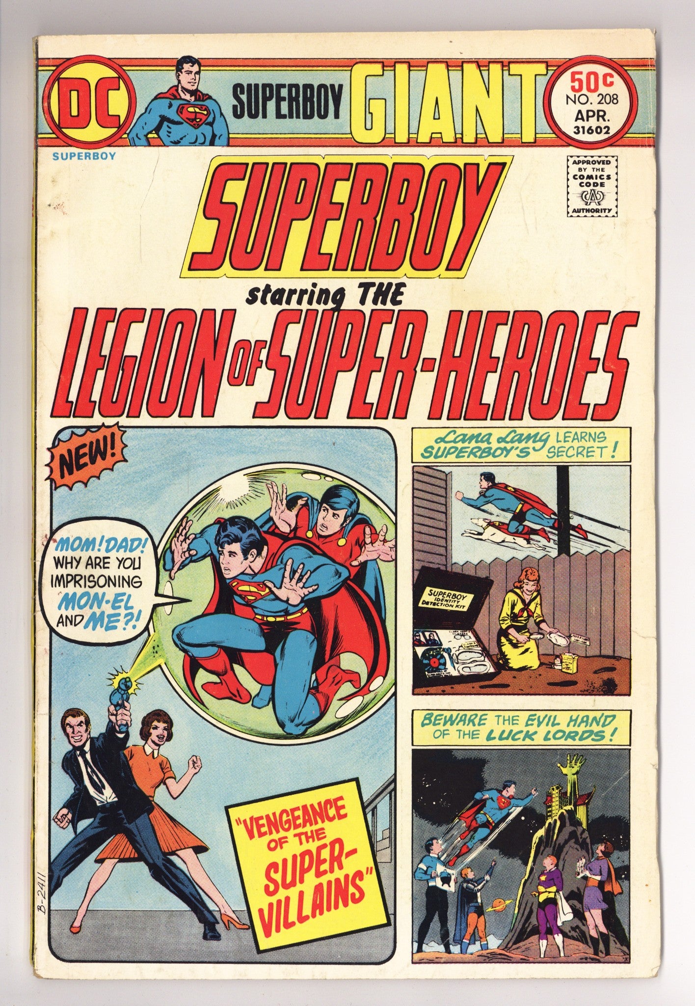 Superboy Vol 1 208 VG (4.0) (1975) 