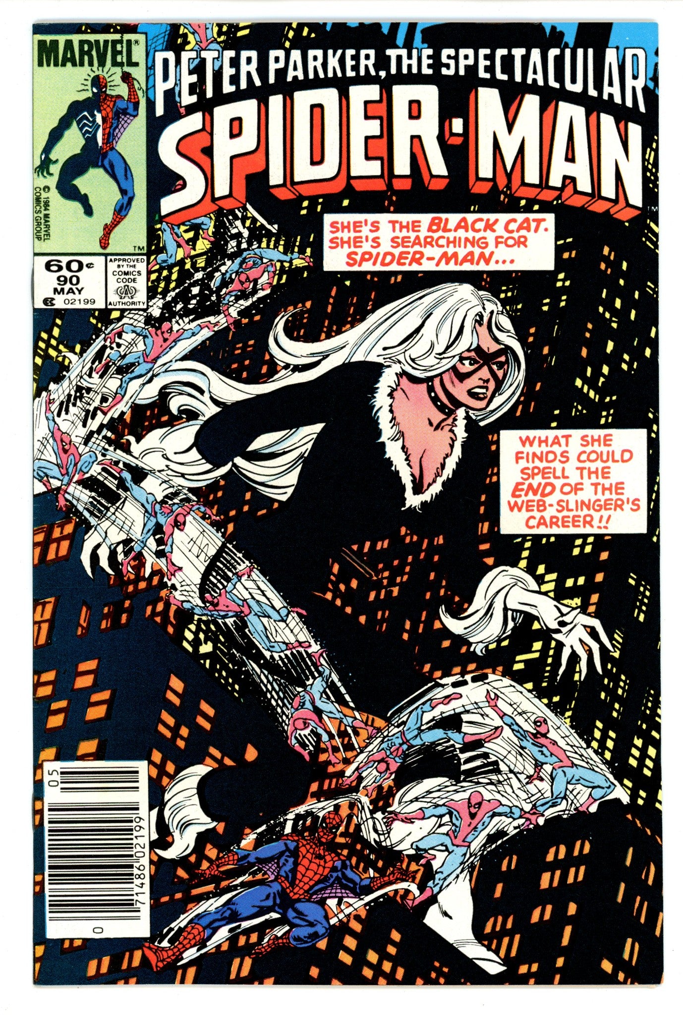 The Spectacular Spider-Man Vol 1 90 VF+ (8.5) (1984) Newsstand 