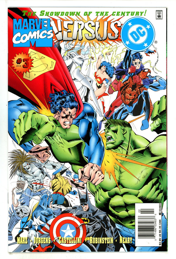 Marvel versus DC / DC versus Marvel 3 VF/NM (9.0) (1996) Newsstand