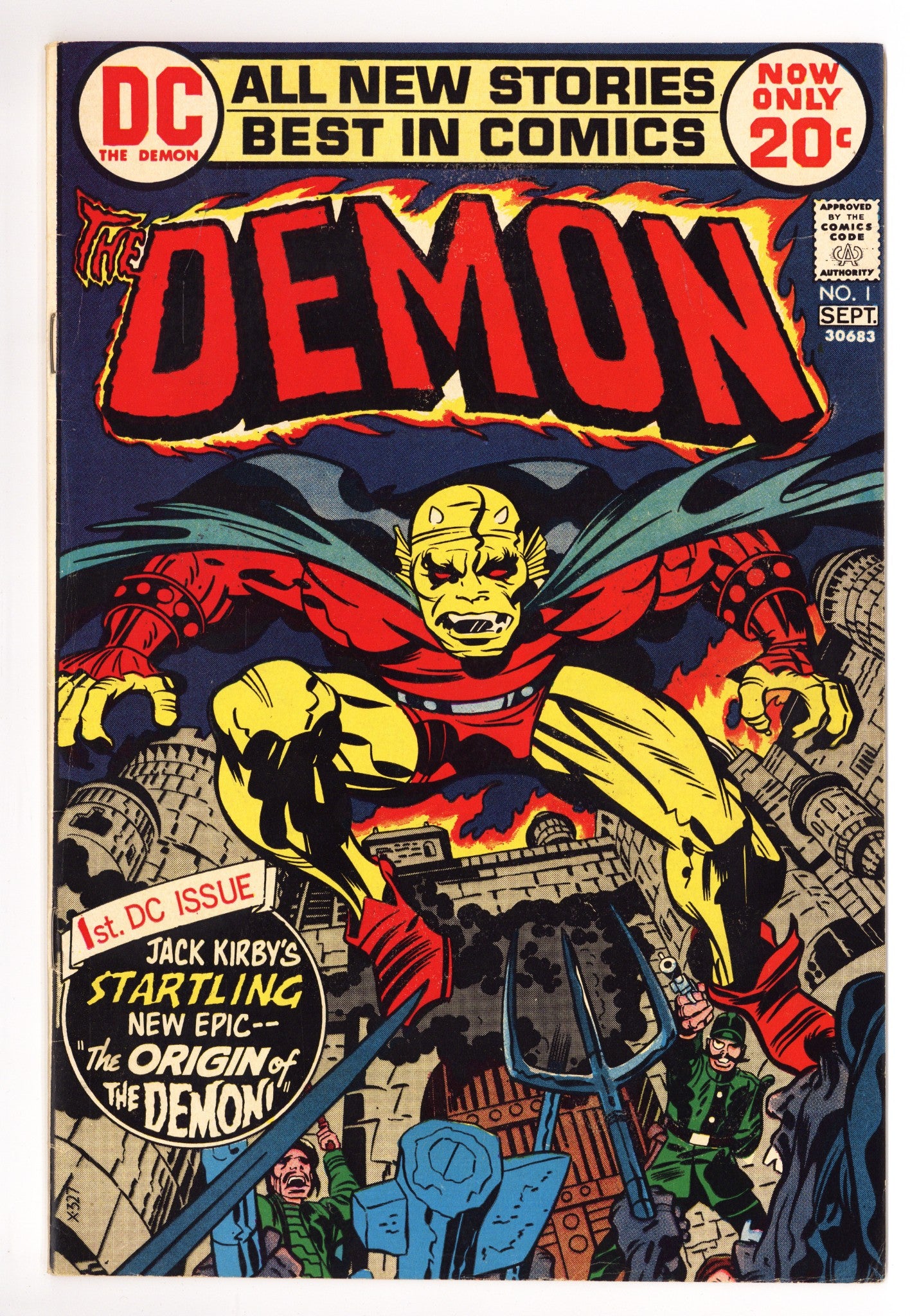 The Demon Vol 1 1 FN/VF (7.0) (1972) 