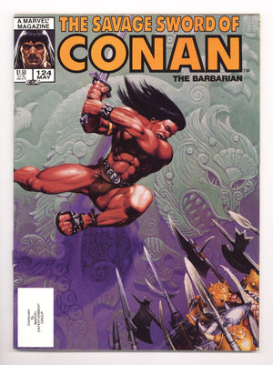 The Savage Sword of Conan Vol 1 124 Mid Grade (1986)
