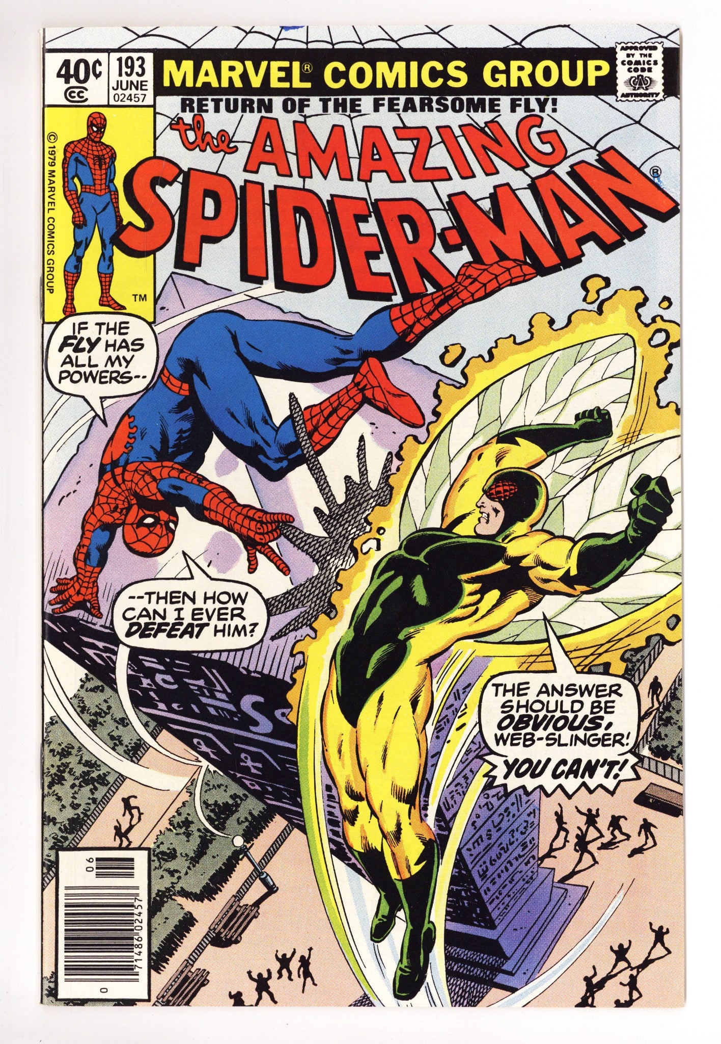 The Amazing Spider-Man Vol 1 193 NM- (9.2) (1979) Newsstand 