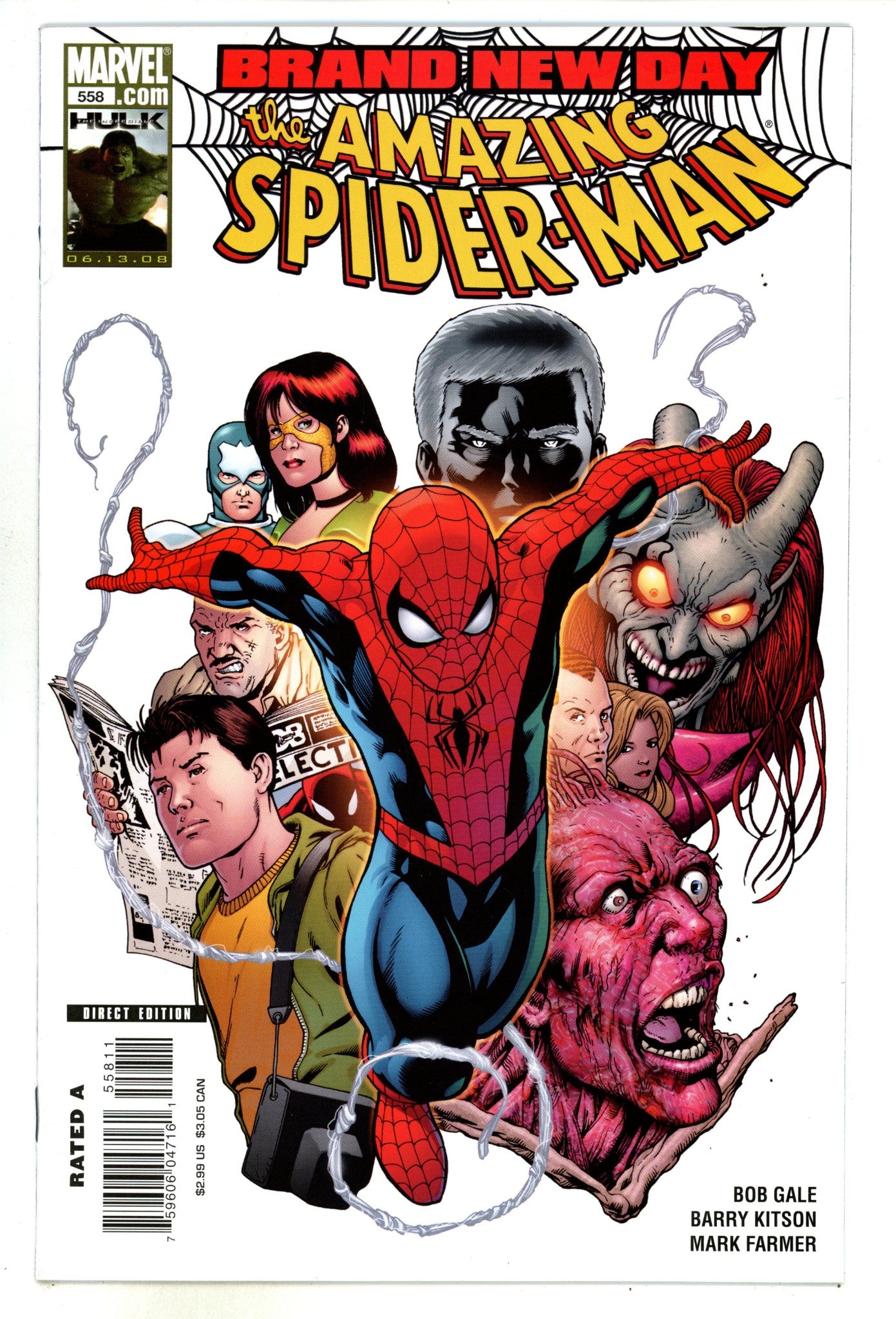 The Amazing Spider-Man Vol 2 558 VF- (7.5) (2008) 