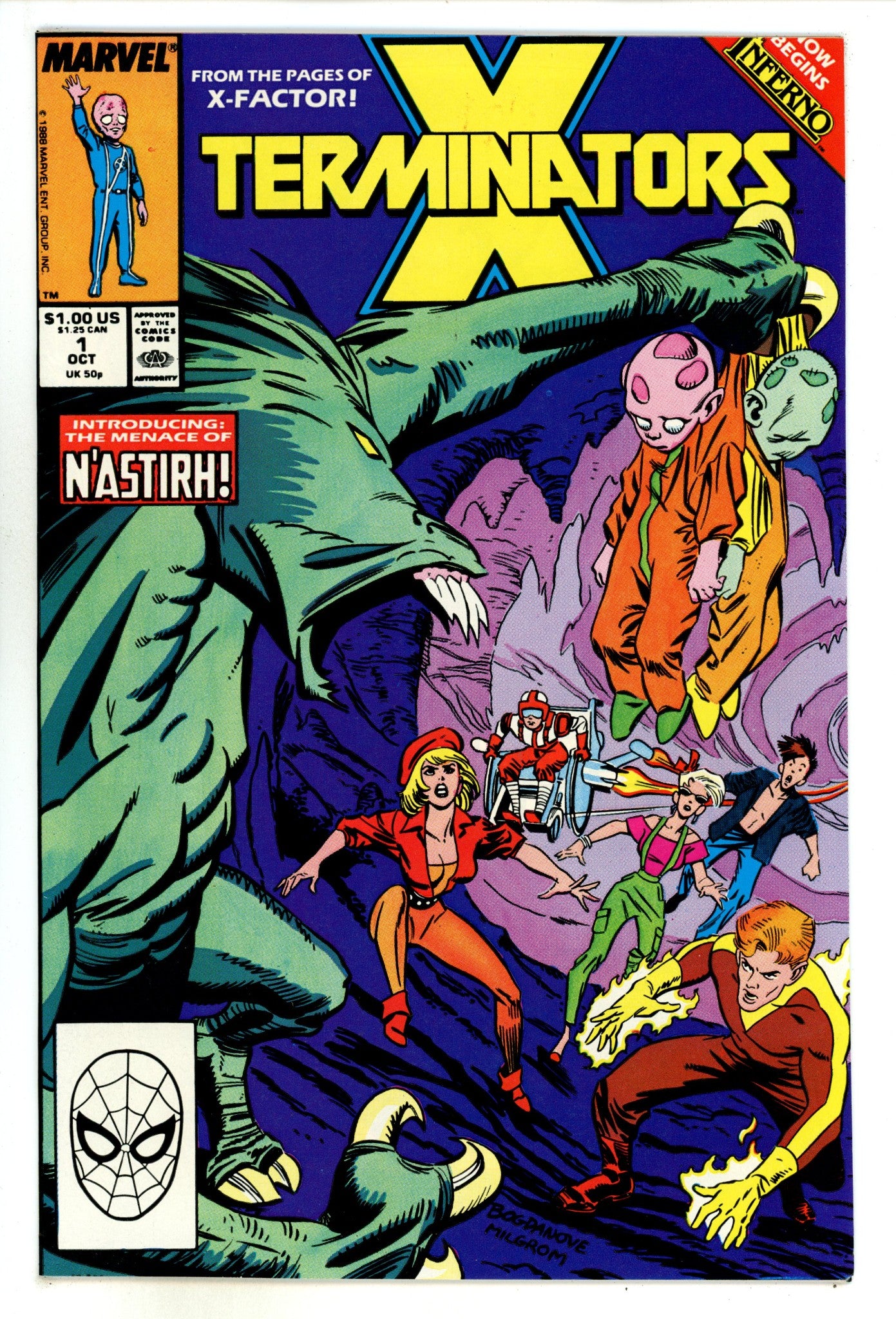 X-Terminators Vol 1 1 High Grade (1988) 