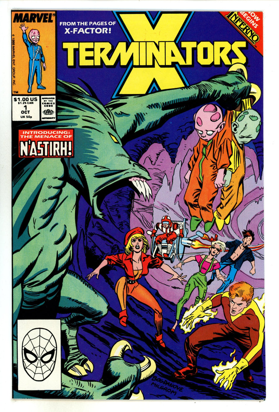 X-Terminators Vol 1 1 High Grade (1988) 