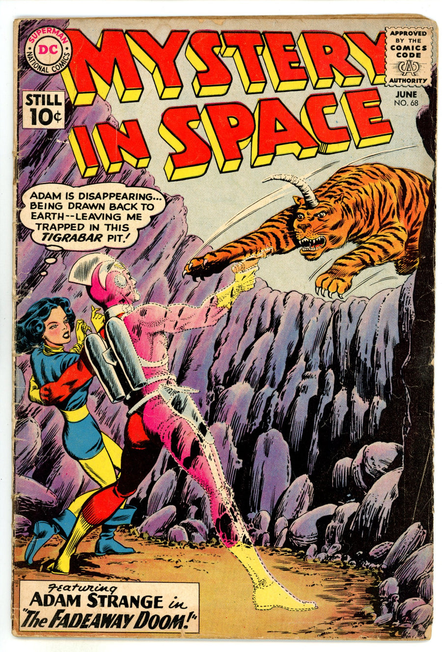 Mystery in Space Vol 1 68 GD+ (2.5) (1961) 