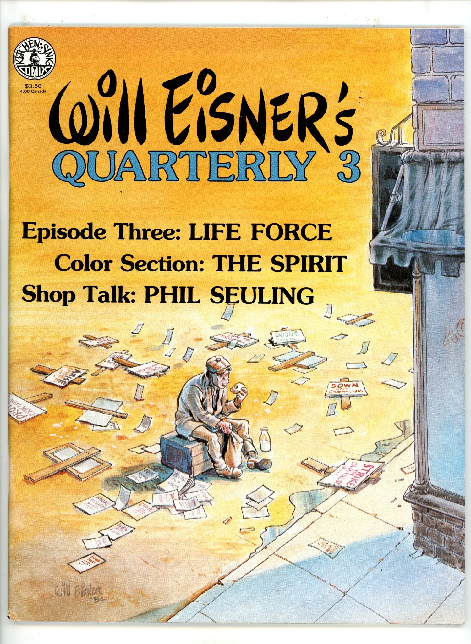 Will Eisner's Quarterly 3 High Grade (1984) 