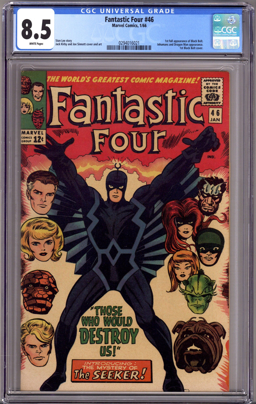 Fantastic Four Vol 1 46 CGC 8.5 (VF+) (1966) 