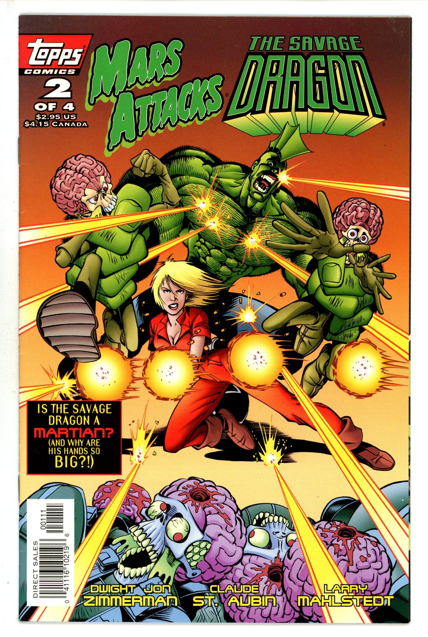 Mars Attacks The Savage Dragon 2 (1997)