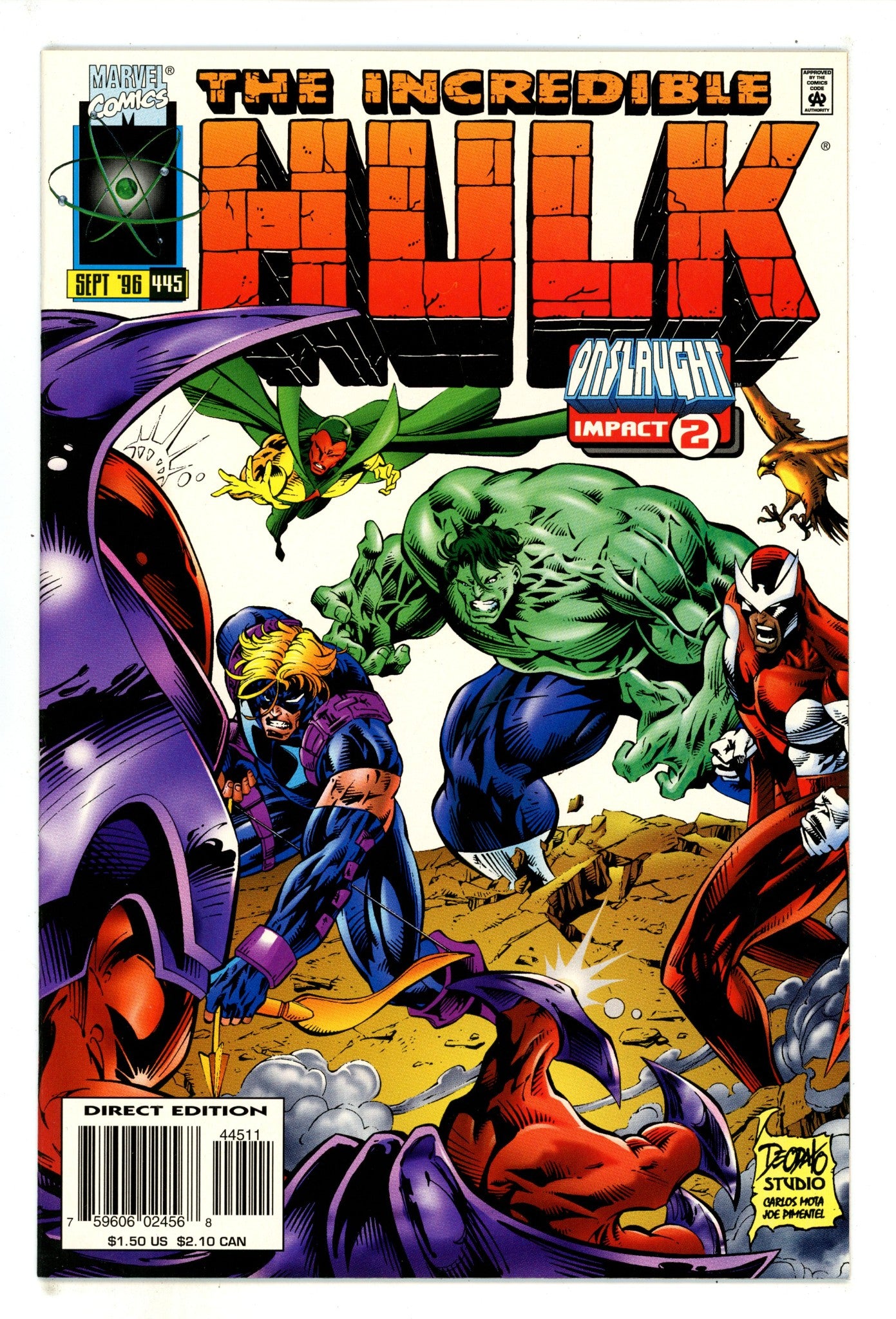 The Incredible Hulk Vol 1 445 High Grade (1996) 