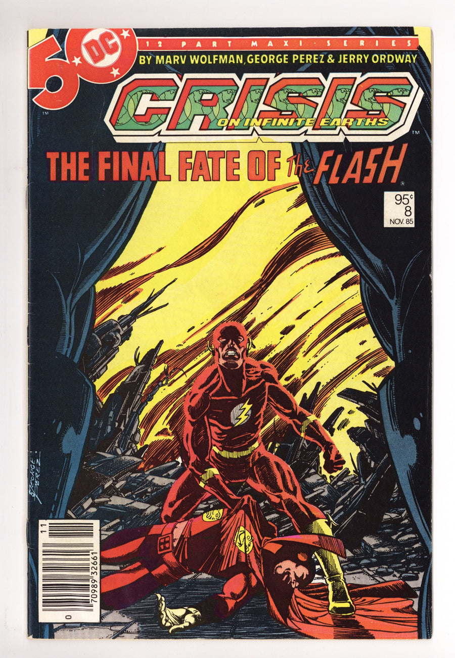 Crisis on Infinite Earths 8 VG/FN (5.0) (1985) Canadian Price Variant 