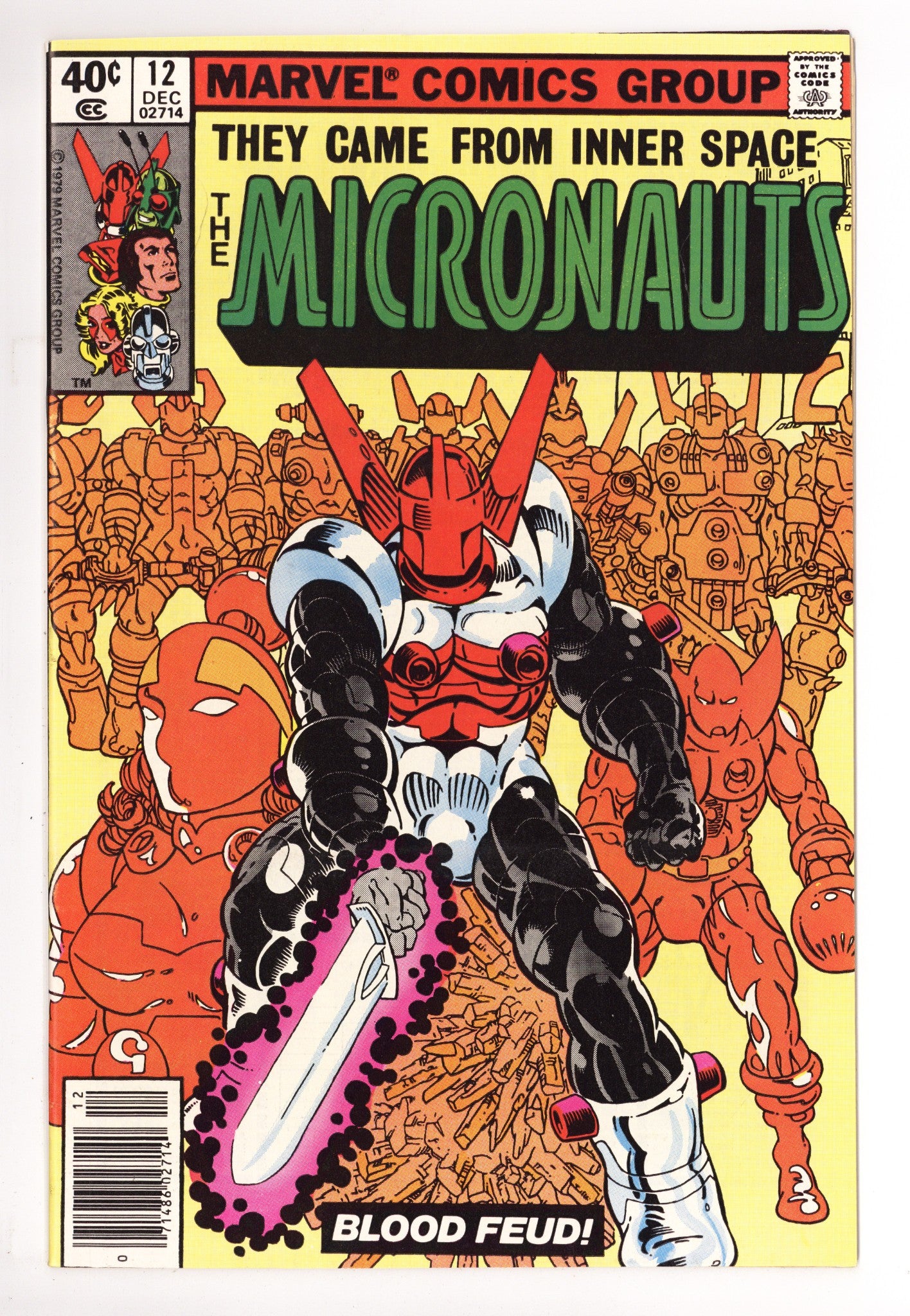Micronauts Vol 1 12 Mid Grade (1979) Newsstand 