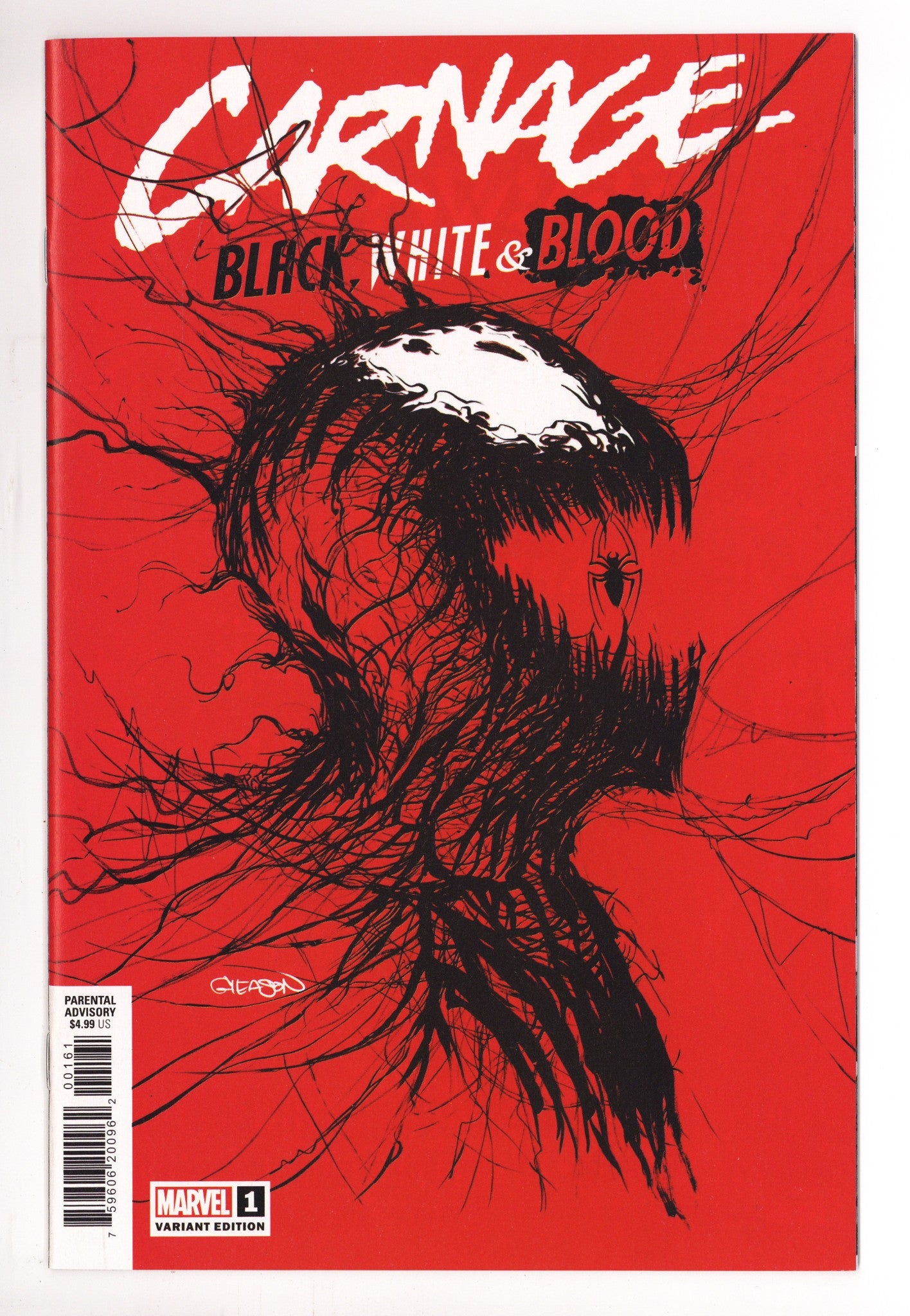 Carnage: Black, White & Blood 1 High Grade (2021) Gleason Variant 