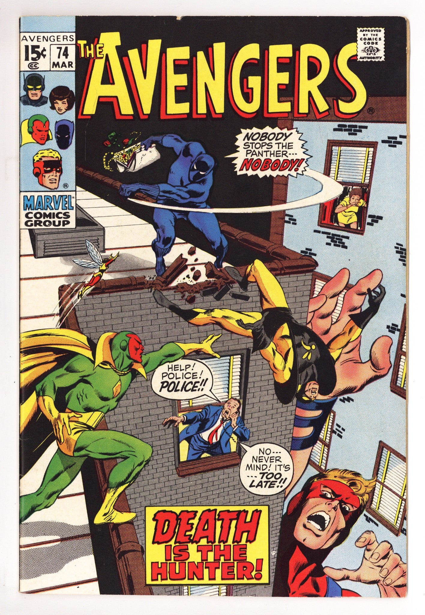 The Avengers Vol 1 74 VF (8.0) (1970) 